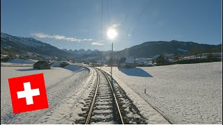 4K Führerstandsmitfahrt S2 St Gallen  Wattwil  Nesslau [upl. by Behn]