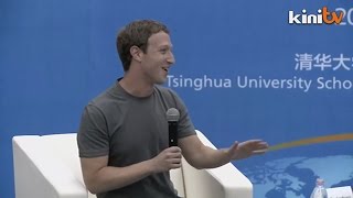 Mark Zuckerberg speaks fluent Mandarin during QampA in Beijing [upl. by Atiuqaj52]