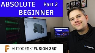 Fusion 360 Tutorial for Absolute Beginners— Part 2 [upl. by Shela]