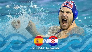 EWPC Croatia 2024 Španjolska  Hrvatska isječci s utakmice [upl. by Brenk]