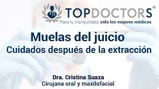 Muelas del juicio cuidados después de la extracción [upl. by Derman]