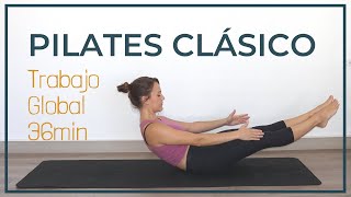 PILATES CLÁSICO Fortalece todo el cuerpo 36 minutos [upl. by Fisken]