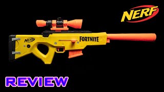 REVIEW Nerf Fortnite BASRL  SNIPER RIFLE BROS [upl. by Arand]