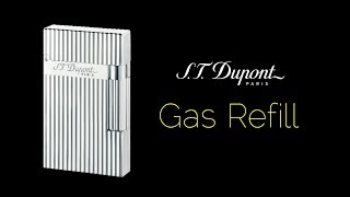 Gas Refill How To Guide on ST Dupont Ligne 2 Lighter 2019 [upl. by Atalante]