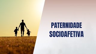 Paternidade socioafetiva [upl. by Neelrad]