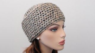 Crochet Beanie Hat [upl. by Lounge359]