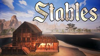 Conan Exiles Stables Build Guide Riders of Hyboria DLC [upl. by Abehsile]