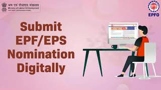 Submit EPF amp EPS Nomination Digitally [upl. by Neevan]