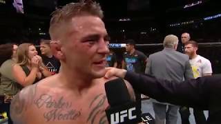 UFC 236 Dustin Poirier and Max Holloway Octagon Interview [upl. by Zetroc]