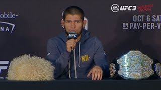 UFC 229 Postfight Press Conference [upl. by Assilaj]