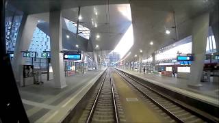 Wien Hauptbahnhof nach Marchegg Cab View [upl. by Hescock838]