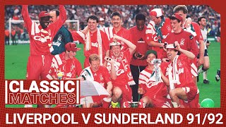 Cup Classics Liverpool 20 Sunderland  Rush amp Thomas score as McManaman shines in Wembley final [upl. by Messab357]