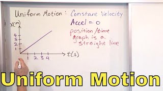 16  Uniform Motion in Physics Part 1 [upl. by Marcell850]