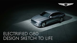 Electrified G80  Design Sketch to Life  Genesis [upl. by Neelhtac]