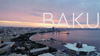 Baku  Azerbaijan  Beautiful Aerial Drone Footage [upl. by Whittaker]