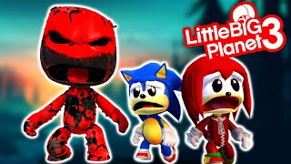 Sonic amp Knuckles VS Evil Sackboy  LittleBigPlanet 3  EpicLBPTime [upl. by Valerie314]