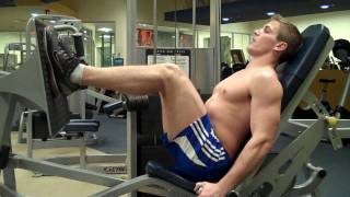 How To Seated Leg Press Cybex [upl. by Crosse]