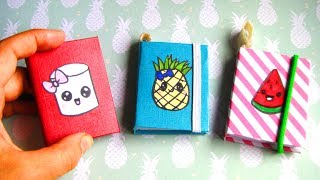 DIY MINI NOTEBOOKS  Makkelijke Kawaii Notitieboekjes How to [upl. by Calista859]