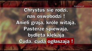 Kolęda  Dzisiaj w Betlejem karaoke [upl. by Ojybbob162]