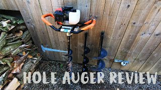 Fence Post Auger Borer Review from AmazonEbay D2520 [upl. by Keverian755]