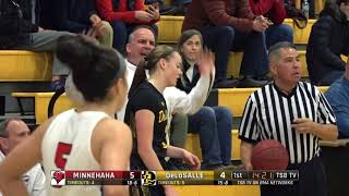 High School Girls Basketball Minnehaha Academy vs DeLaSalle [upl. by Caril377]