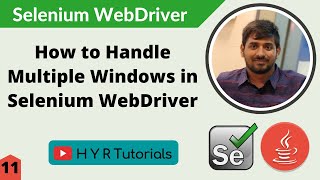 How to Handle Multiple Windows in Selenium WebDriver [upl. by Wordoow]