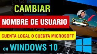 Como cambiar Nombre de Usuario en Windows 10 2025 [upl. by Sidnee]