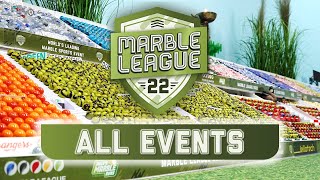 Marble League 2022 ALL EVENTS  Jelles Marble Runs [upl. by Aitak29]