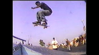 Shortys Skateboards Demo New School Sayville New York 1990s [upl. by Ayana]