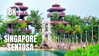 Singapore Sentosa Weekend Walk in 8K May 2021 [upl. by Ytsihc971]