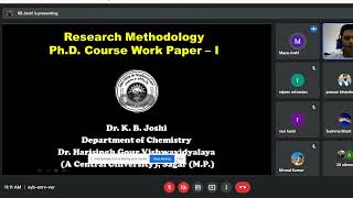 Research Methodology  Dr K B Joshi Pre PhD Course Work  LSM GPGC Pithoragarh [upl. by Osmen]