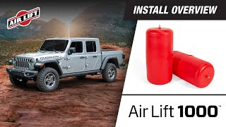 Air Lift Install 2020 Jeep Gladiator  Air Lift 1000 [upl. by Feliks309]