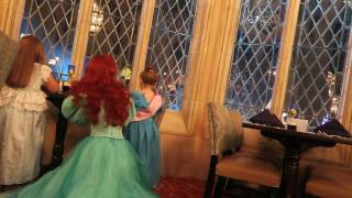 Fireworks at Disney World  Cinderellas Royal Table with Princesses [upl. by Ettevroc]