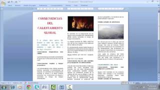 ¿COMO CREAR UN TRIPTICO EN WORD [upl. by Niu306]