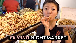 Eating at NEW PHILIPPINES NIGHT MARKET 😍 Pampanga Filipino Food Tour [upl. by Odareg26]