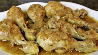 Muslos de pollo encebollados [upl. by Ttevy]