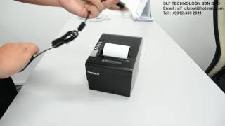 OPTIMUZ RP80 RECEIPT PRINTER SETUP GUIDE [upl. by Sayce61]