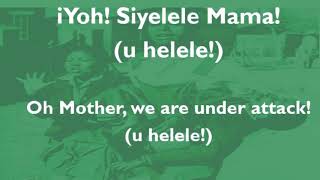 Sarafina  Siyelele Mama Sechaba Lyric Video [upl. by Netsuj600]