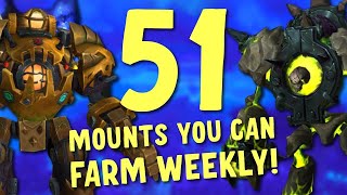 Mounts That You Can Farm Weekly in World of Warcraft [upl. by Levenson445]