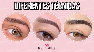 Técnicas de Micropigmentación  Microblading Techniques ♥ Beauty Studio [upl. by Arah]