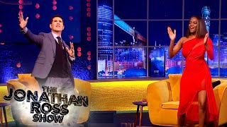 Oti Mabuse Provides Professional Help To Dad Dancers  The Jonathan Ross Show [upl. by Auhsoj]