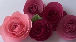 Como Hacer Rosas De Papel 4 Ideas Para Decorar O Regalar [upl. by Stromberg]