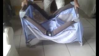 How to unfoldfold travel cot not [upl. by Sivrad]