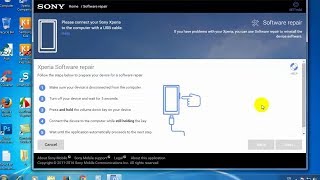 How To FlashRepairReset For All Sony Xperia By Xperia Companion [upl. by Aehta]