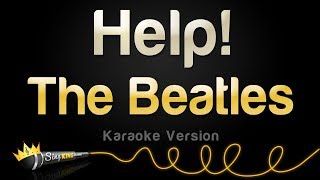 The Beatles  Help Karaoke Version [upl. by Kloster]