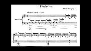 Grieg  Holberg Suite piano  I [upl. by Anayrb246]