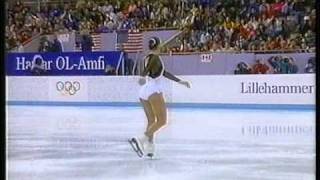 Nancy Kerrigan USA  1994 Lillehammer Figure Skating Ladies Technical Program [upl. by Airaet]