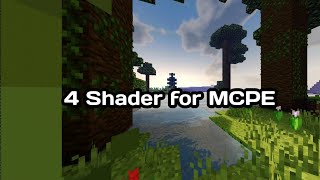 4 shader for MCPE [upl. by Waal]