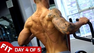 BACK amp BICEPS  ROSS DICKERSON DAY 4 OF 5 DAY SPLIT [upl. by Saxon]