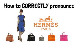 How to pronounce Hermes Hermès correctly  English Speaking Practice [upl. by Airdnax]